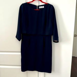 The Fold Northcote Dress - Navy - size 8 - excellent condition!
